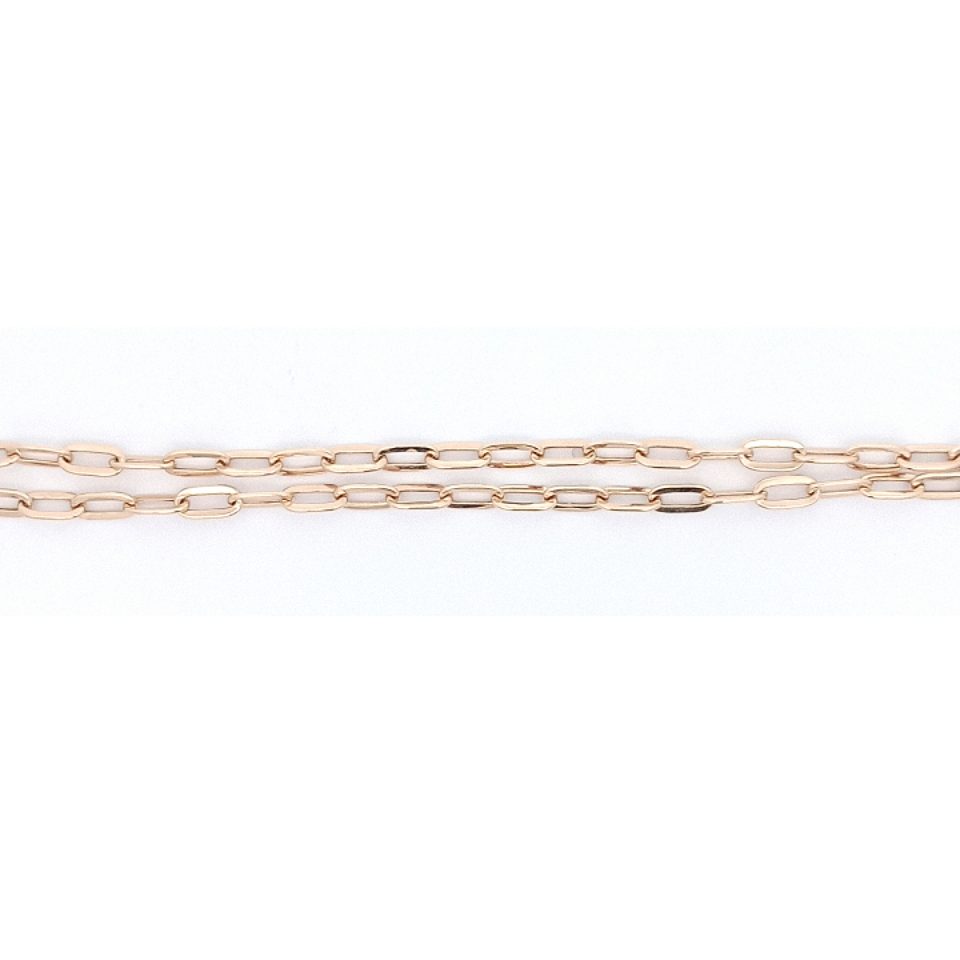 Gelbgoldenes Glieder Collier 14 Karat