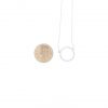 Weißgoldenes Collier mit Brillanten