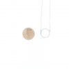 Weißgoldenes Collier mit Brillanten