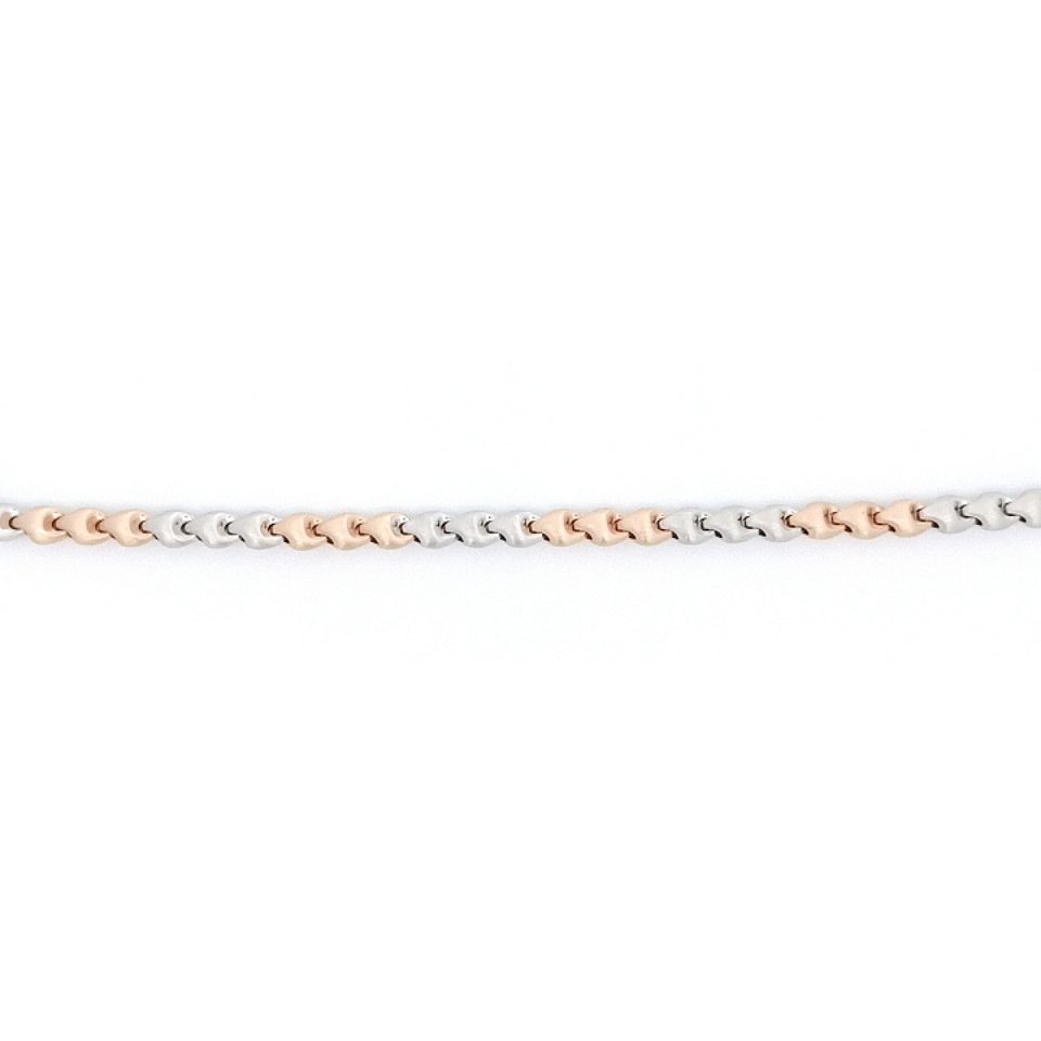 Palido Gelb-/Weißgoldenes Armband