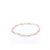 Gelbgoldenes Plättchen Armband 14 Karat