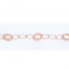 Gelb- Armband mit Rotgoldenen Plättchen