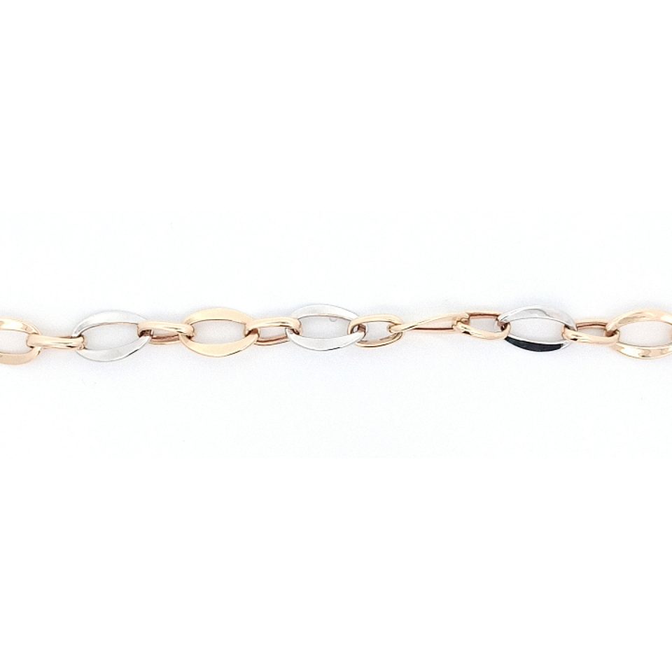 Palido Gelb- und Weißgoldenes Armband