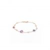 Palido Gelbgoldenes Armband mit Farbedelsteinen