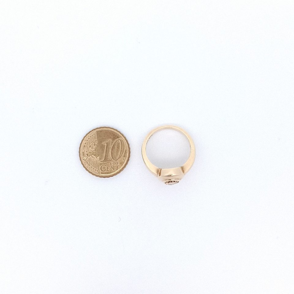 Citrin Gelbgoldring 14 Karat