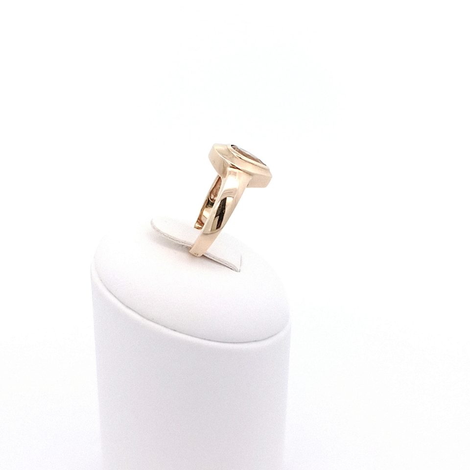 Citrin Gelbgoldring 14 Karat