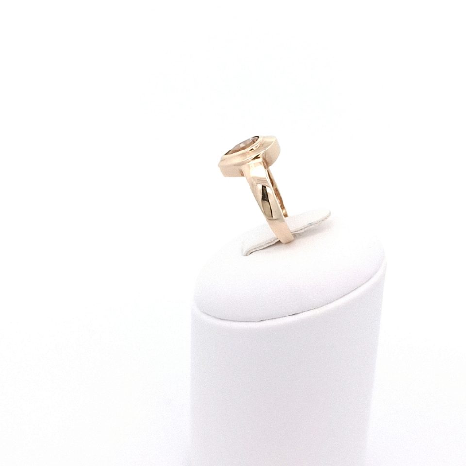 Citrin Gelbgoldring 14 Karat