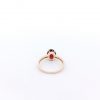 Granat Gelbgoldring mit Brillanten