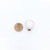 Granat Gelbgoldring mit Brillanten