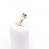 Gelbgoldring mit Granat, 14 Karat