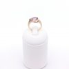 Gelbgoldring mit Amethyst und Brillanten