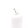 Gelbgoldring mit Smaragd und Brillanten