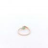 Gelbgoldring mit Smaragd und Brillanten
