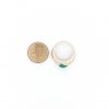 Gelbgoldring mit Smaragd, 14 Karat