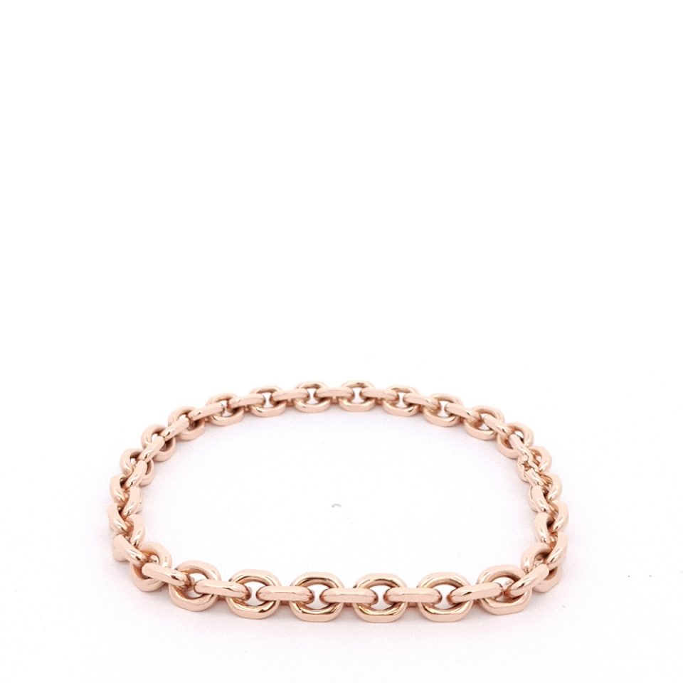 18 Karat Gold Gliederarmband. Eigenanfertigung