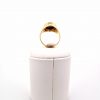Gelbgold Herrenring mit Lagenst  14 Karat, Eigenanfertigung