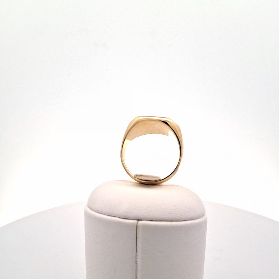 Siegelring in Gelbgold 14 Karat, Eigenanfertigung