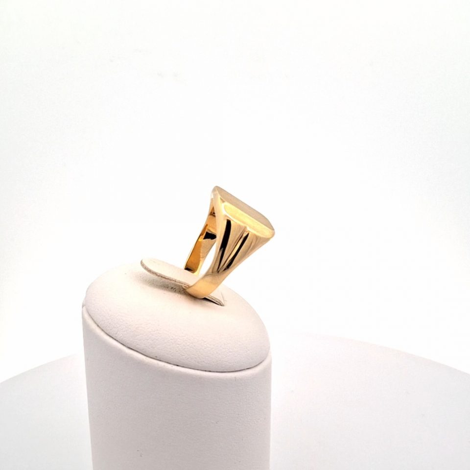 Siegelring in Gelbgold 14 Karat, Eigenanfertigung